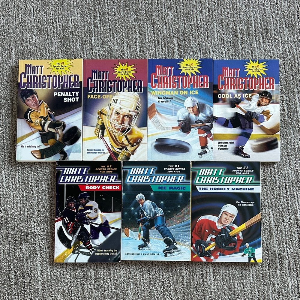 Matt Christopher Hockey Books Set